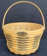 (AZ) Longaberger 2001 Homestead Apple Hand Woven Basket - Kraft Auction ...