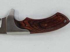 (II)  Timber Wolf German Stainless Steel Hunting Knife With Sheath