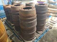 Used Rear Brake Drums Off Of BlueBird Buses