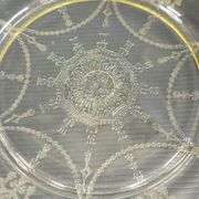 (Q) Yellow Depression Glass - Anchor Hocking Cameo Ballerina - Plates