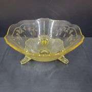(Q) Yellow Depression Glass - Anchor Hocking, Indiana Glass & Lancaster Glassware
