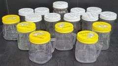 (Q) Vintage Osterizer Mini Blend Containers And Old Country Store Ball And Kerr Jars