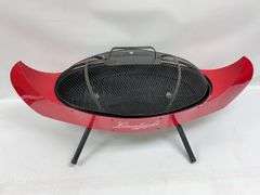 Leinenkugels Beer Canoe Shaped Metal Grill / Fire Pit