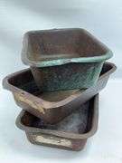 Lot Of 3 H.D.M. Co. Industrial Factory Bins / Harley Davidson