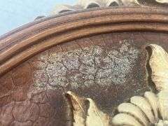 (Q) Pair Of Aristocraft Composite Wood Floral Wall Plaques.