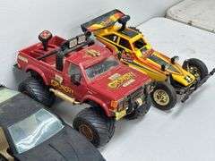 Lot Of Vintage RC Cars & Toy Vehicles