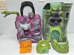 1980s Mattel MOTU Masters Of The Universe Play Set Lot