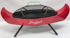 Leinenkugels Beer Canoe Shaped Metal Grill / Fire Pit