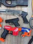 Lot Of Nerf & Air Soft Guns
