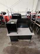 (6) Classroom Style Seel Desk.