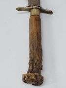 (AM) Deer Antler Dagger With Sheath