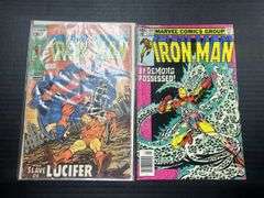 (J) Marvel The Invincible Iron Man Comic Books.