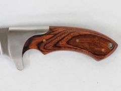 (II)  Timber Wolf German Stainless Steel Hunting Knife With Sheath