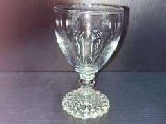 (Q) Libbey Chivalry Clear Water Goblets