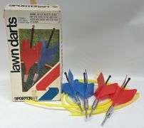 Vintage Sportcraft Lawn Darts / Jarts In Box