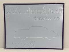 1950 Pontiac Embossed Advertising Sign