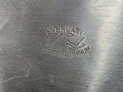 (Q) Vintage Aluminum Everlast Lazy Susan And Wilson Specialties Co 2-Tiered Serving Tray