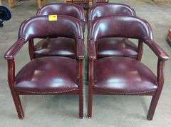 Club Chairs W/ Nail Head Trim