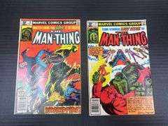 (J) Marvel Comics The Man-Thing Comic Books, 10 In Total.
