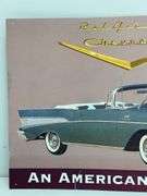 1957 Chevrolet Bel Air Tin Sign