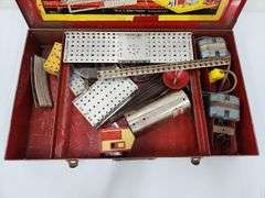 (AS) Vintage Erector Toy Crane Sets