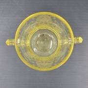 (Q) Yellow Depression Glass - Hazel-Atlas Florentine - Cups & Glasses