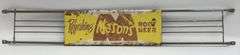 Vintage Masons Root Beer Advertising Metal Door Push
