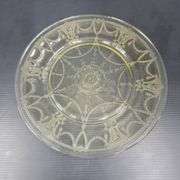 (Q) Yellow Depression Glass - Anchor Hocking Cameo Ballerina - Plates