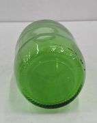 (Q) 6 Green Glass Bottles