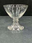 (Q) Set Of 7 Anchor Hocking Berwick-Boopie Clear Glass Champagne Coupe/ Tall Sherbet Glass.