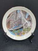 (Q) Limited Edition Franklin McMahon Chicago Collection Commemorative Plates From The 1970s And 80s