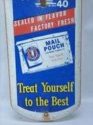Mail Pouch Tobacco Metal Advertising Thermometer