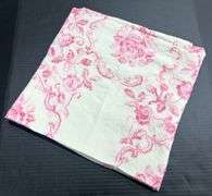 (Q) Rose Embroidered Cotton Tablecloth