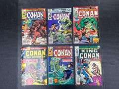 (J) Marvel Conan Comic Books.