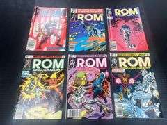 (J) Marvel ROM Spaceknight Comic Books, 1980s