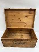 Large Vintage Lycoming Rubbers Wood Crate