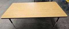 (2) Table's W/Wooden Top.
