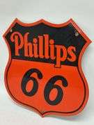Phillips 66 Porcelain Pump Plate Sign