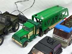 Lot Of Vintage Toy Trucks & More