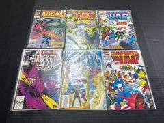 (J) Collection Of Marvel And DC Comic Books, As Well As Classics Illustrated Junior No.563.