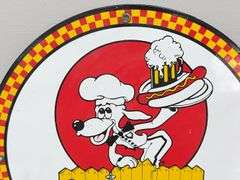Dog N Suds Root Beer Porcelain Sign
