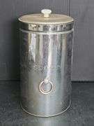 (Q) Vintage Aluminum West Bend Penguin Hot And Cold Server And Unbranded Sugar Canister