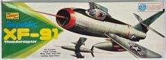 1975 Lindberg Republic XF-91 Thunderceptor Aircraft Model Kit - Sealed
