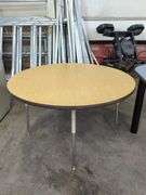 Cornell 4' Round Adjustable Table (4'×27") &