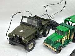 Lot Of Vintage Toy Trucks & More