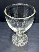 (Q) Libbey Chivalry Clear Water Goblets