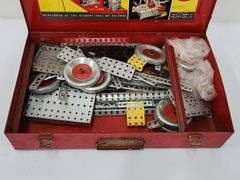 (AS) Vintage Erector Toy Crane Sets