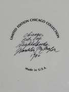 (Q) Limited Edition Franklin McMahon Chicago Collection Commemorative Plates From The 1970s And 80s