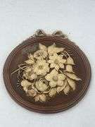 (Q) Pair Of Aristocraft Composite Wood Floral Wall Plaques.