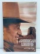 John Wayne Metal Sign